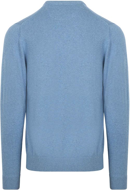 Maglione McGregor in misto merino azzurro chiaro Product / Achterkant
