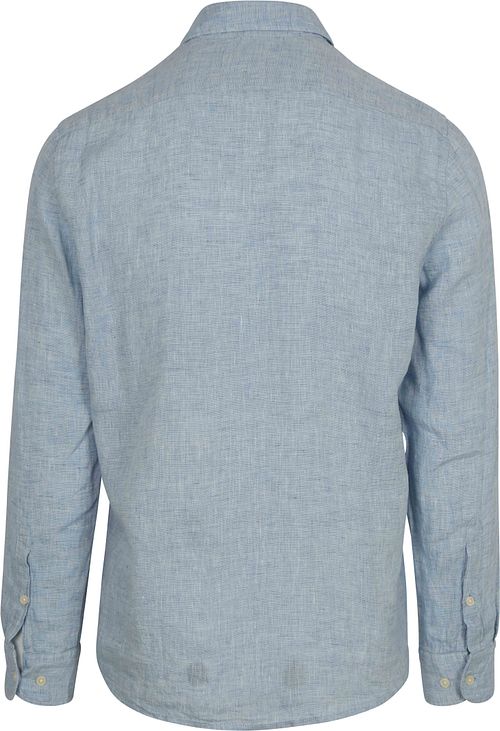 Marc O'Polo Skjorte Lyseblå Linned Product / Achterkant