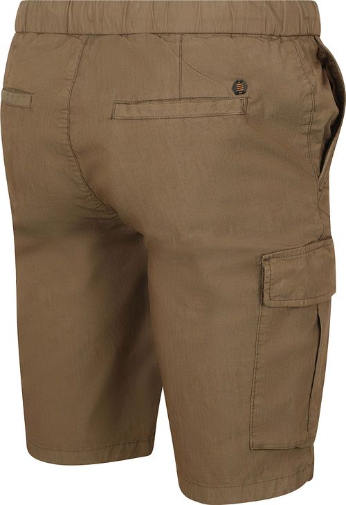 No Excess Korta Stretch Cargo Khaki Product / Achterkant