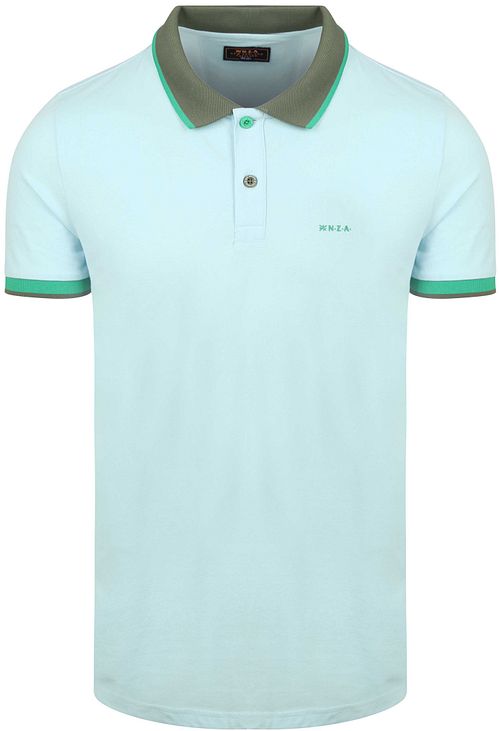 NZA Polo Timothy Lyseblå
