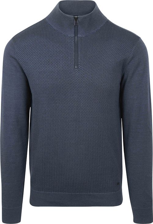 Petrol sweter Half Zip Augusta w kolorze granatowym Product