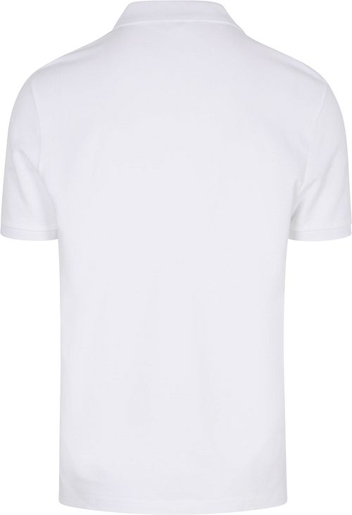 Profuomo Piqué Poloshirt Hvid Product / Achterkant