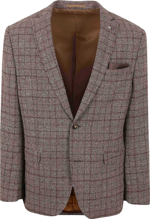 Suitable Blazer Heleen a quadri marrone Product