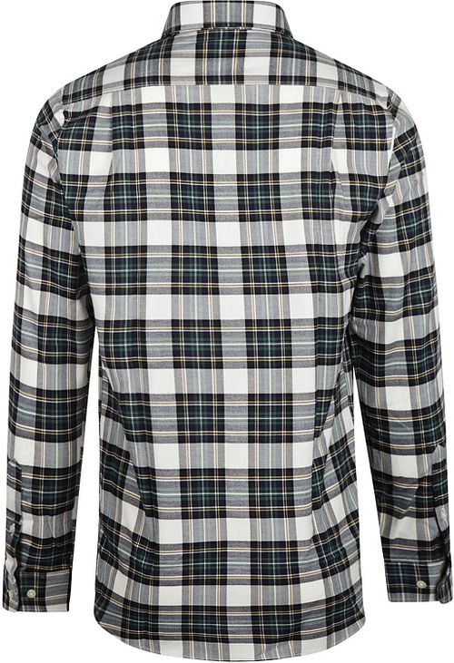 Steppin' Out Camicia in flanella a quadri nero/verde Product / Achterkant