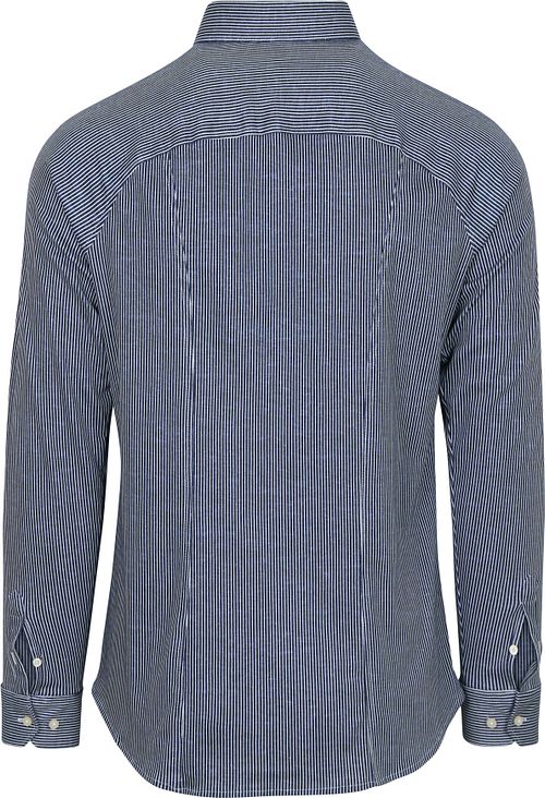 Desoto Shirt Kent Stripes White and Navy Blue Product / Detail