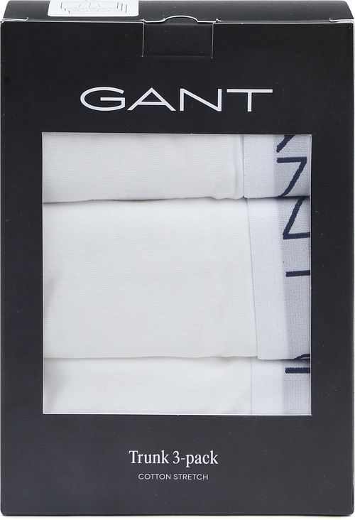 Gant Boxers trunk Lot de 3 Blanche Verpakking