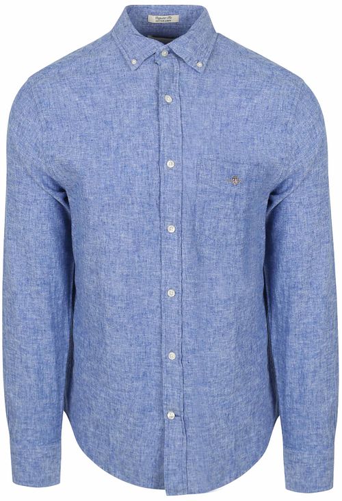 GANT Skjorte Lin Blå Product