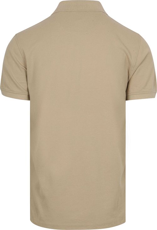 Koszulka polo McGregor z piki w kolorze beżowym Product / Achterkant