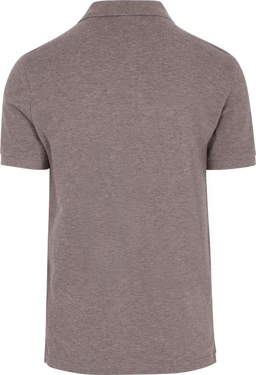 Profuomo Piqué Poloshirt Melange Brun Product / Detail