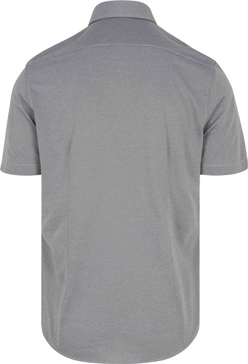R2 Amsterdam Camisa Manga Corta Punto Técnico Dobby Verde Product / Achterkant