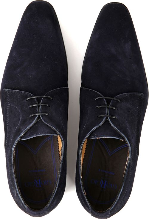Scarpa in suede Giorgio Amalfi Deep Blue Product