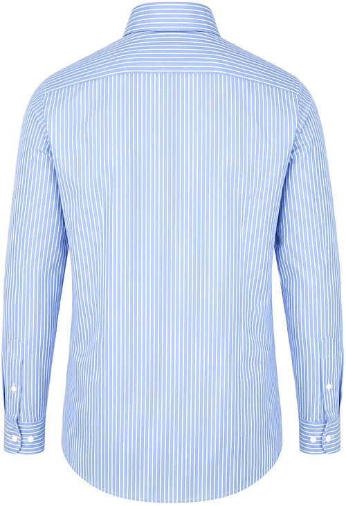 Steppin' Out Oxford Hemd Stripe Blau Product / Achterkant