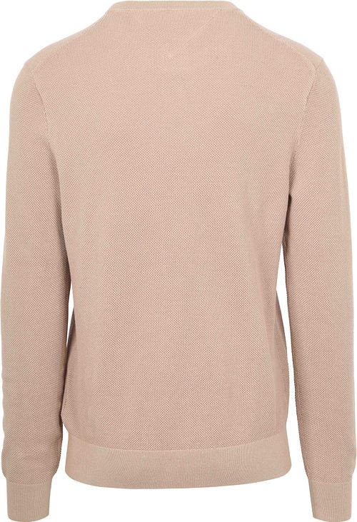 Strukturalny sweter Tommy Hilfiger w kolorze beżowym Product / Achterkant