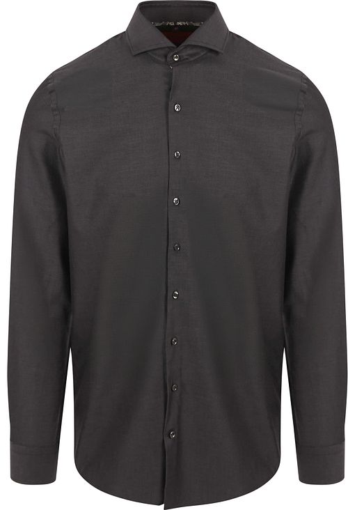 Suitable Twill Hemd Antraciet Product