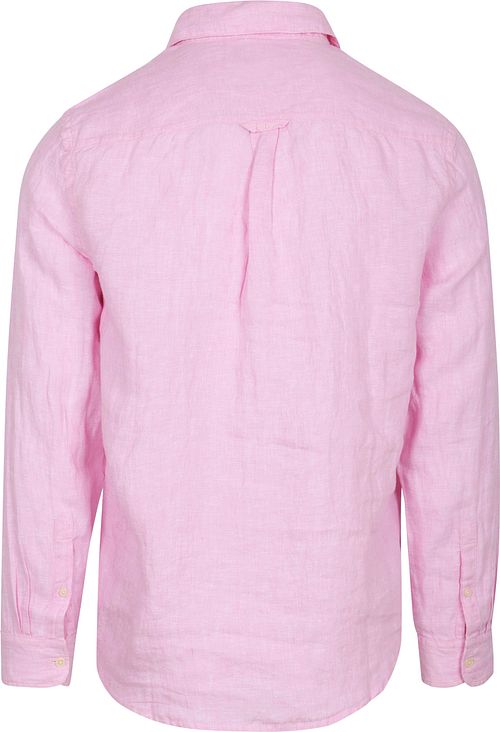 Superdry Chemise Riviera Lin Classique Rose
