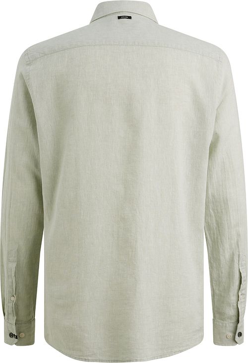 Vanguard Hemd Leinen Blend Hellgrün Product / Achterkant