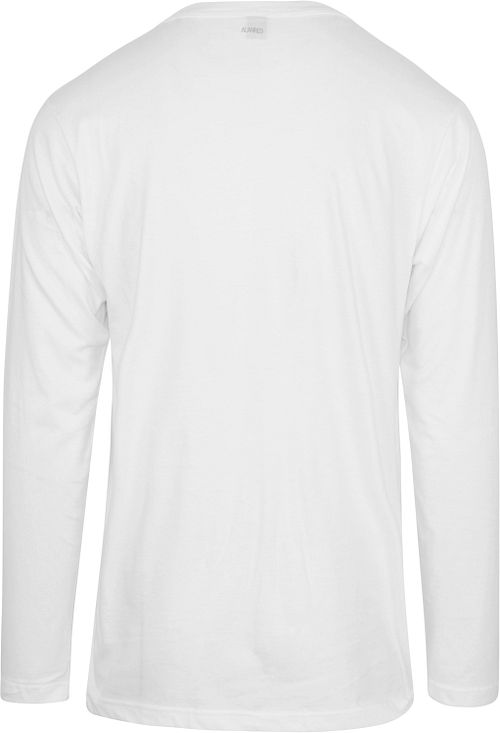 Alan Red T-Shirt Virginia Hvid Langærmet 2-pakke Product / Achterkant