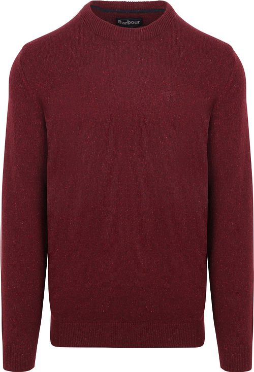 Barbour Tisbury Genser i Ull Bordeaux Product
