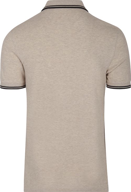 Fred Perry Polo M3600 Beige Melange W50 Product / Achterkant
