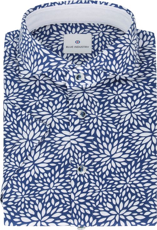 Blue Industry Blåt Skjorte Kortærmet med Print Product / Detail