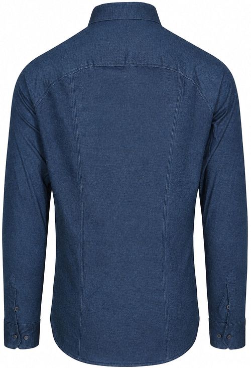 Desoto Overhemd Twill Indigo Product / Achterkant