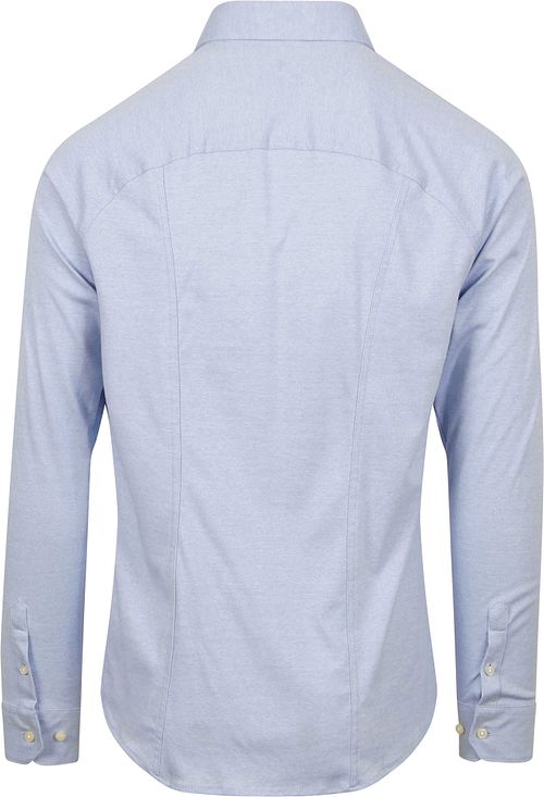 Desoto Skjorta Kråkspark Ofänglig Kent Melange Ljusblå Product / Achterkant