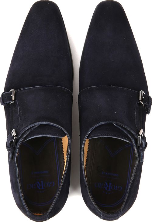 Giorgio Amalfi Schoen Monk Strap Navy Product