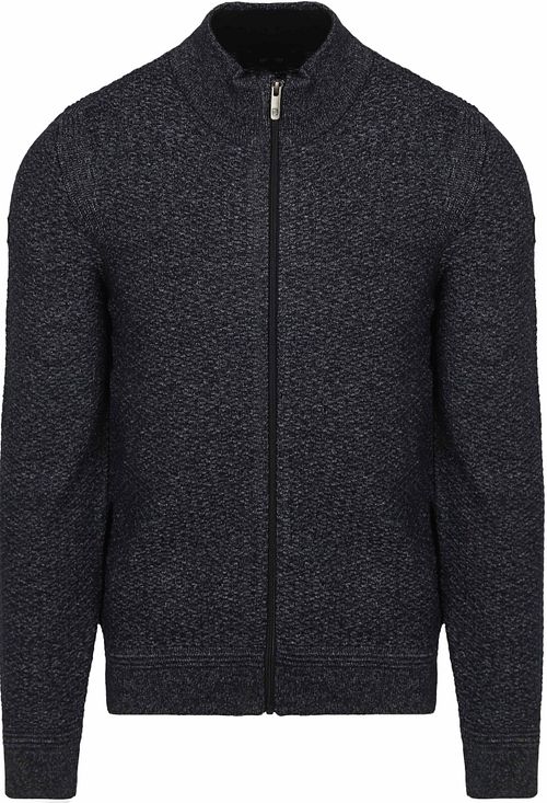 State Of Art Cardigan Struktur Melange Navy Product