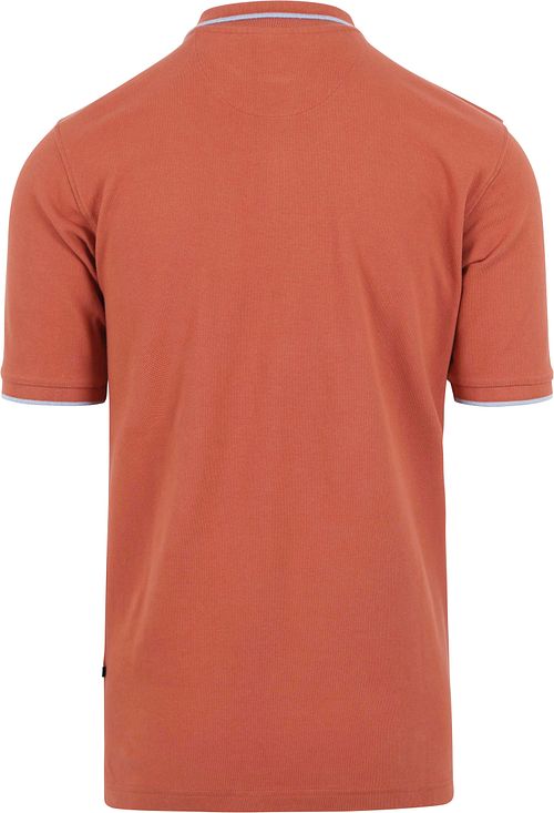 Suitable Respect Poloshirt Tip Ferry Terrakotta Product / Achterkant