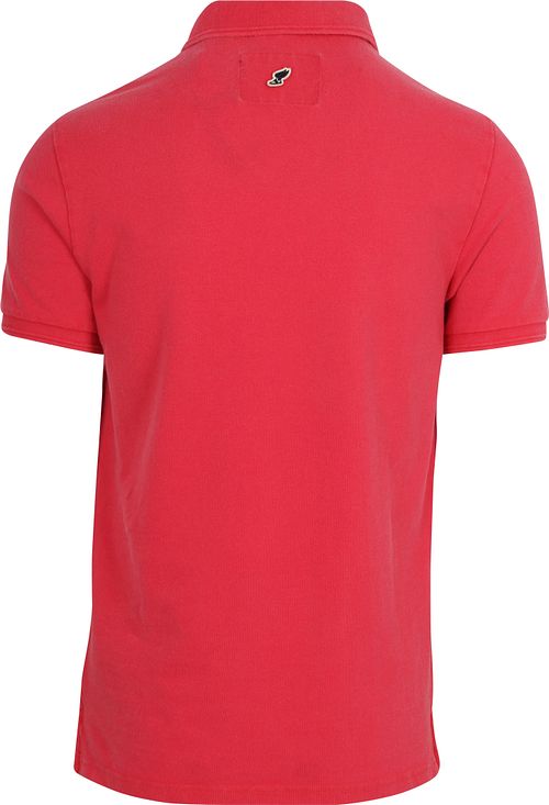 Superdry Polo Pique Classic Raspberry Roze Product / Achterkant