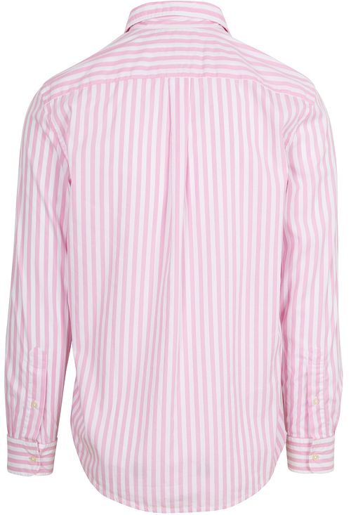 Tommy Hilfiger Poplin Hemd Streifen Rosa Product / Achterkant