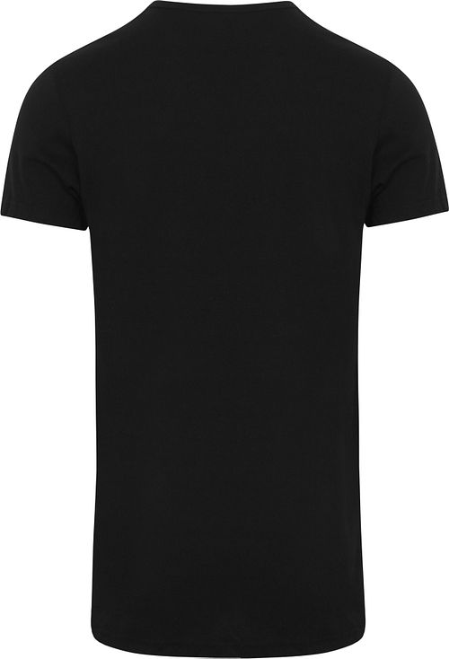 Alan Red T-Shirt James Large Col (Lot de 2) Noir Product / Achterkant