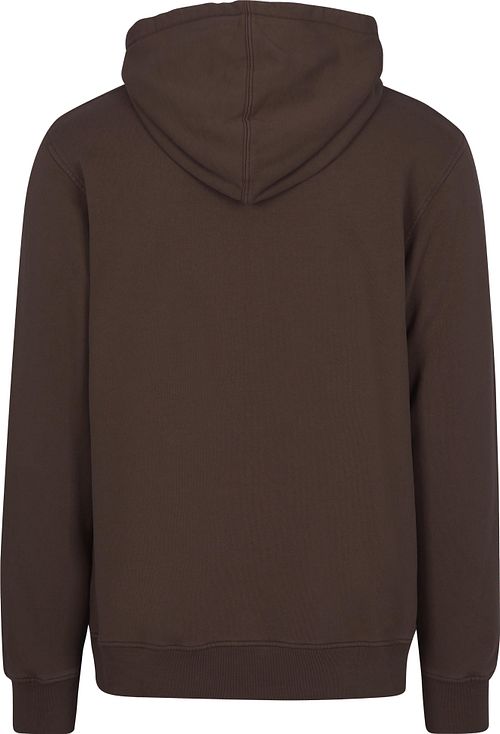 Colorful Standard Økologisk Hettegenser Mørkebrun Product / Achterkant