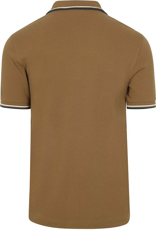 Fred Perry Piké Twin Tipped M3600 Brun Z60 Product / Achterkant