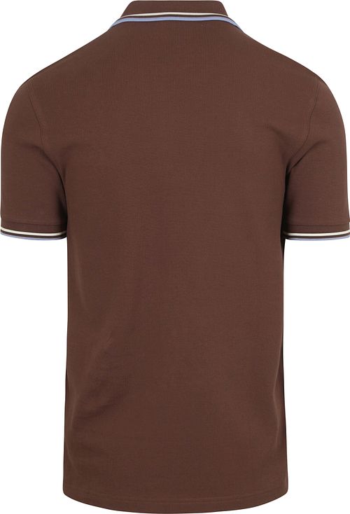 Fred Perry Polo M3600 brązowe Y66 Product / Achterkant