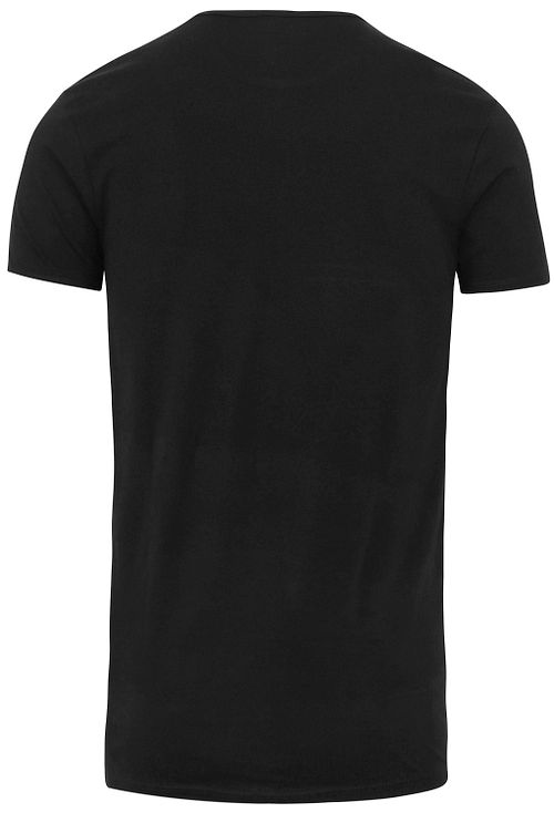 Garage Stretch Basic Svart Rundhalsad Product / Achterkant