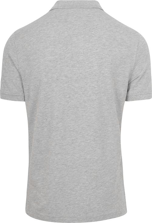 King Essentials The Rene Poloshirt Grau Product / Achterkant
