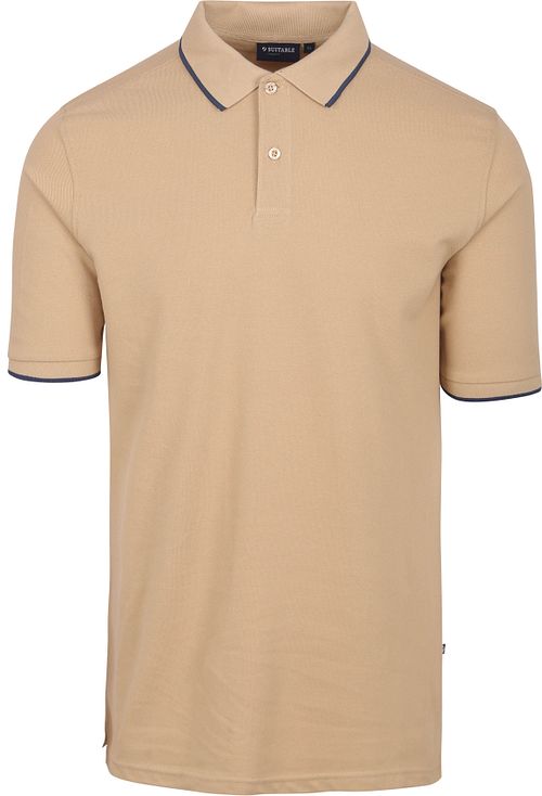 Høflig Og Stilfuld Polo Tip Ferry Beige Product