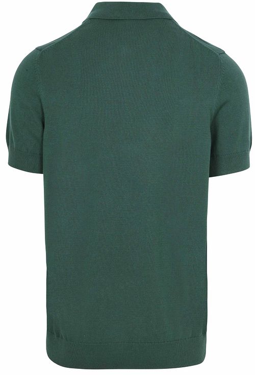 Lyle & Scott Knitted Polo Shirt Green Product / Achterkant