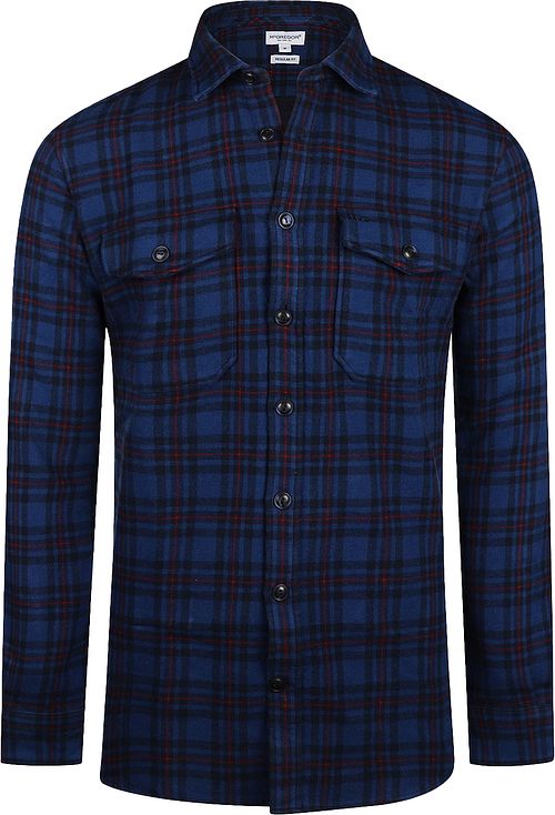 McGregor Overshirt w kratę tartan, granatowy Product