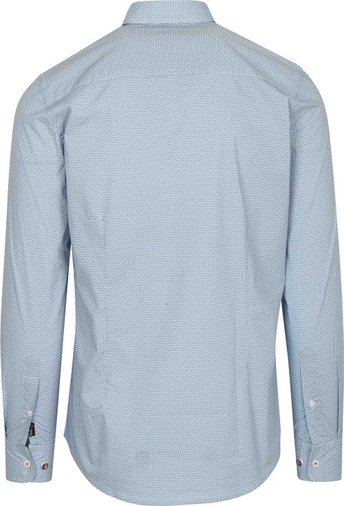 NZA Shirt Adriel Poplin Blau Product / Achterkant