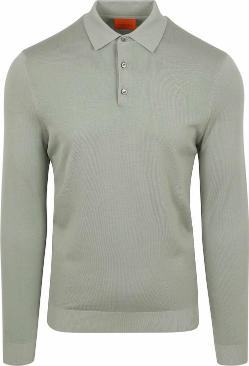 Suitable Compact Cotton Poloshirt Lichtgroen Product