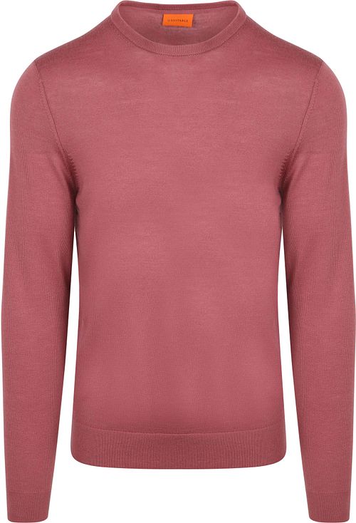 Sweter Suitable z wełny merynosów w kolorze mauve Product