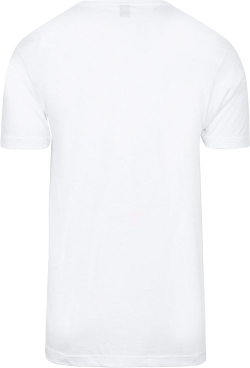 Alan Red West-Virginia T-skjorte V-hals Hvit (pakke med 2) Product / Achterkant