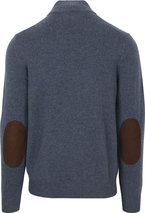 Barbour Mocker Genser Ull Indigo Product / Achterkant