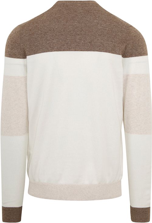 Blue Industry Pullover Streifen Braun Product / Achterkant