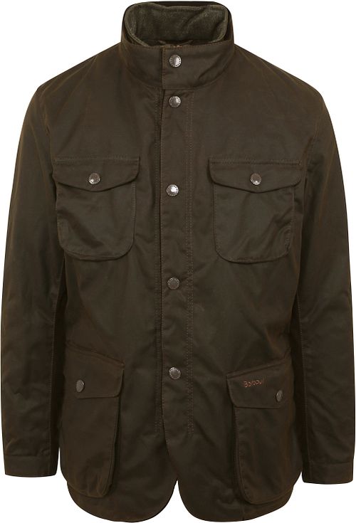 Chaqueta encerada Barbour Ogston en verde oliva Product