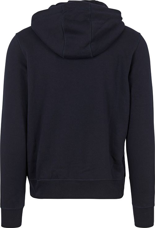 Hoodie Core de Tommy Hilfiger en azul marino Product / Achterkant