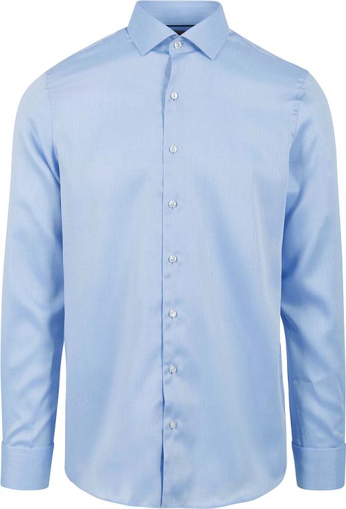 Suitable Skjorte med Dobbeltmanchet Blå Product / Achterkant