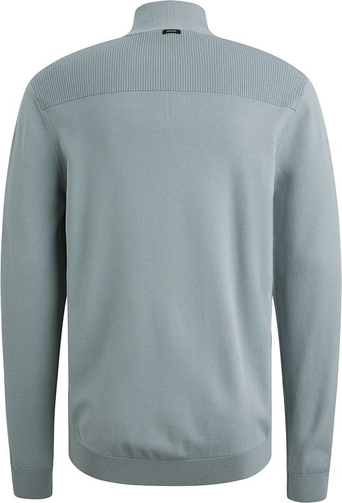 Sweter Vanguard z zamkiem half zip w kolorze niebieskim Product / Achterkant